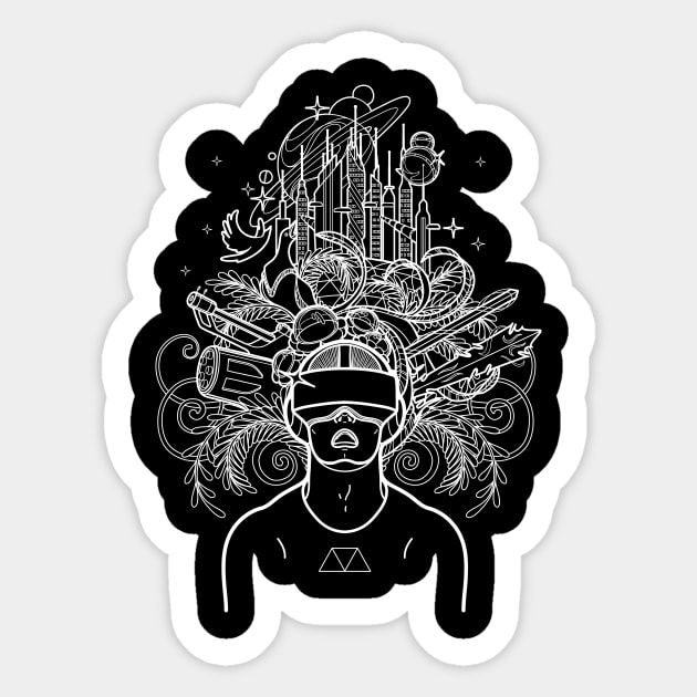 Virtual Reality Sticker by rjzinger